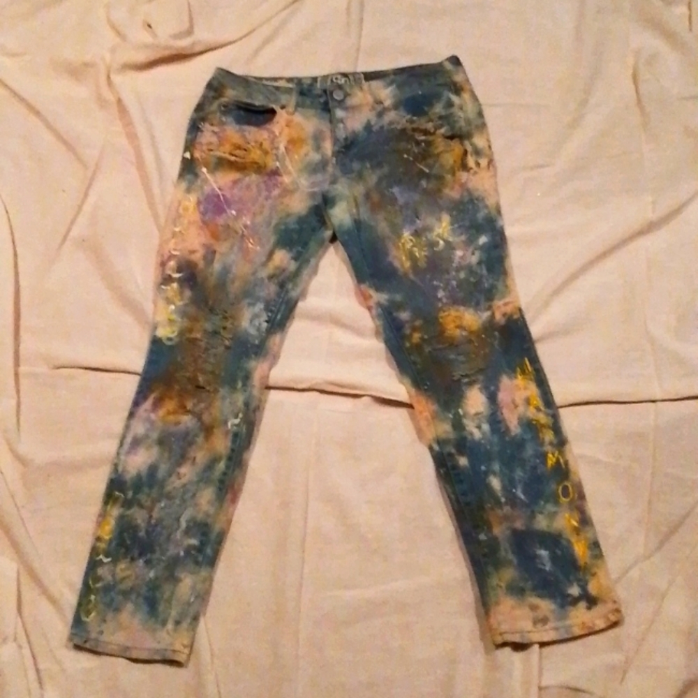 Handmade Colorful Jeans
